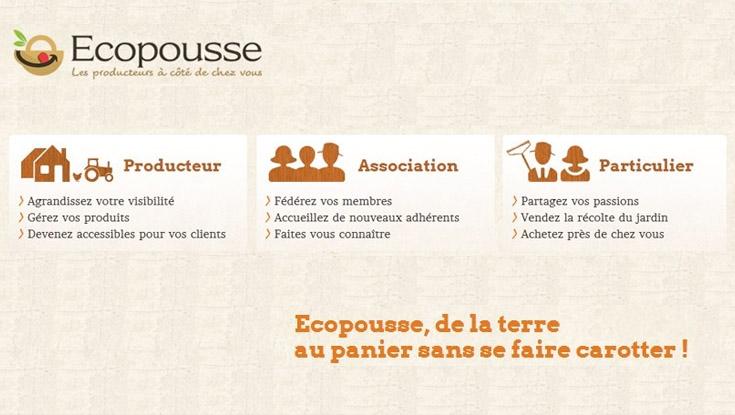 Ecopousse, les producteurs à côté de chez vous